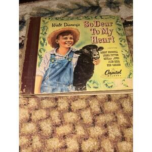 Walt Disney's So Dear To My Heart Complete 45 Rpm Vinyl Set Of 4- 1949 Vg+/Vg+